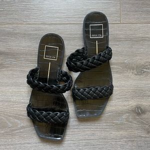 Black Indy Sandals, Dolce Vita, Size 8